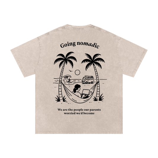 Acid Wash Oversize T-Shirt - 250 GSM