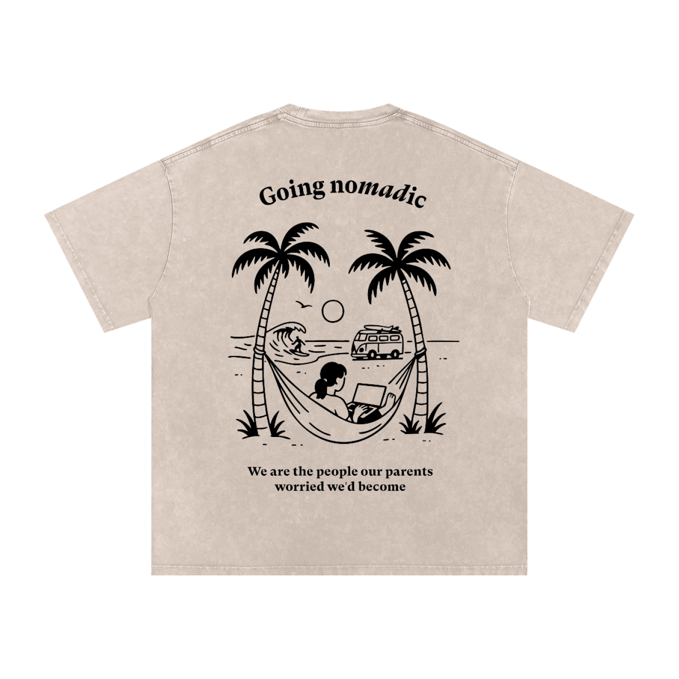 Acid Wash Oversize T-Shirt - 250 GSM